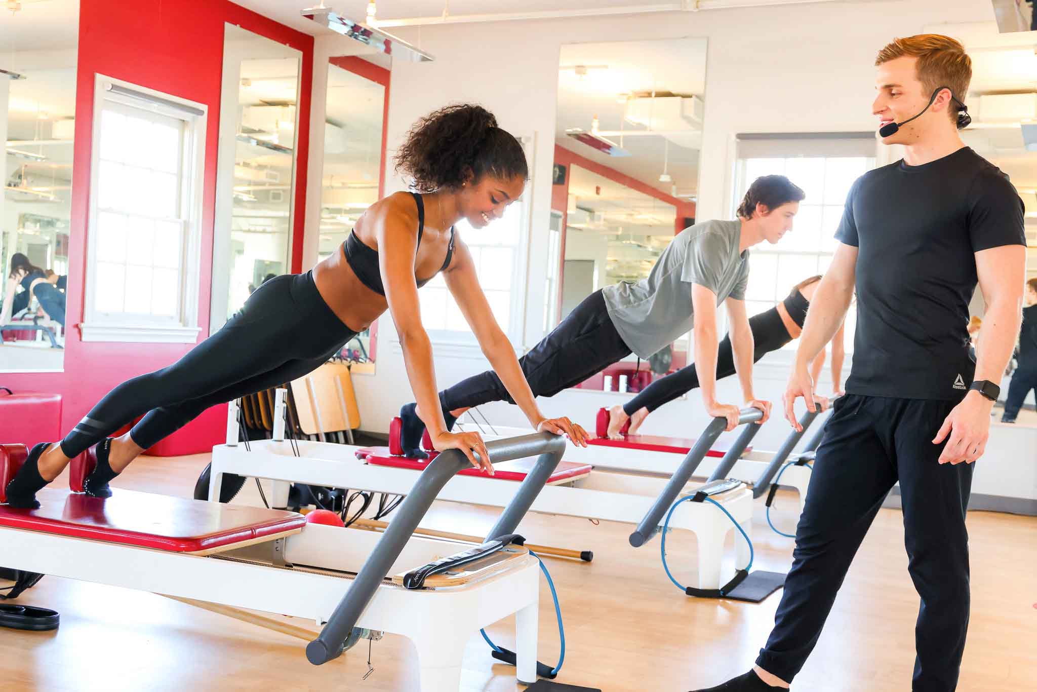 reformer pilates class taught by RTR Pilates