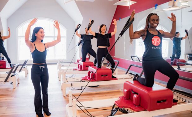 DC Pilates Class Doing Arms