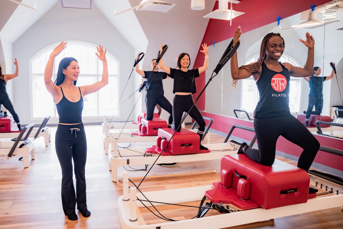 DC Pilates Class Doing Arms