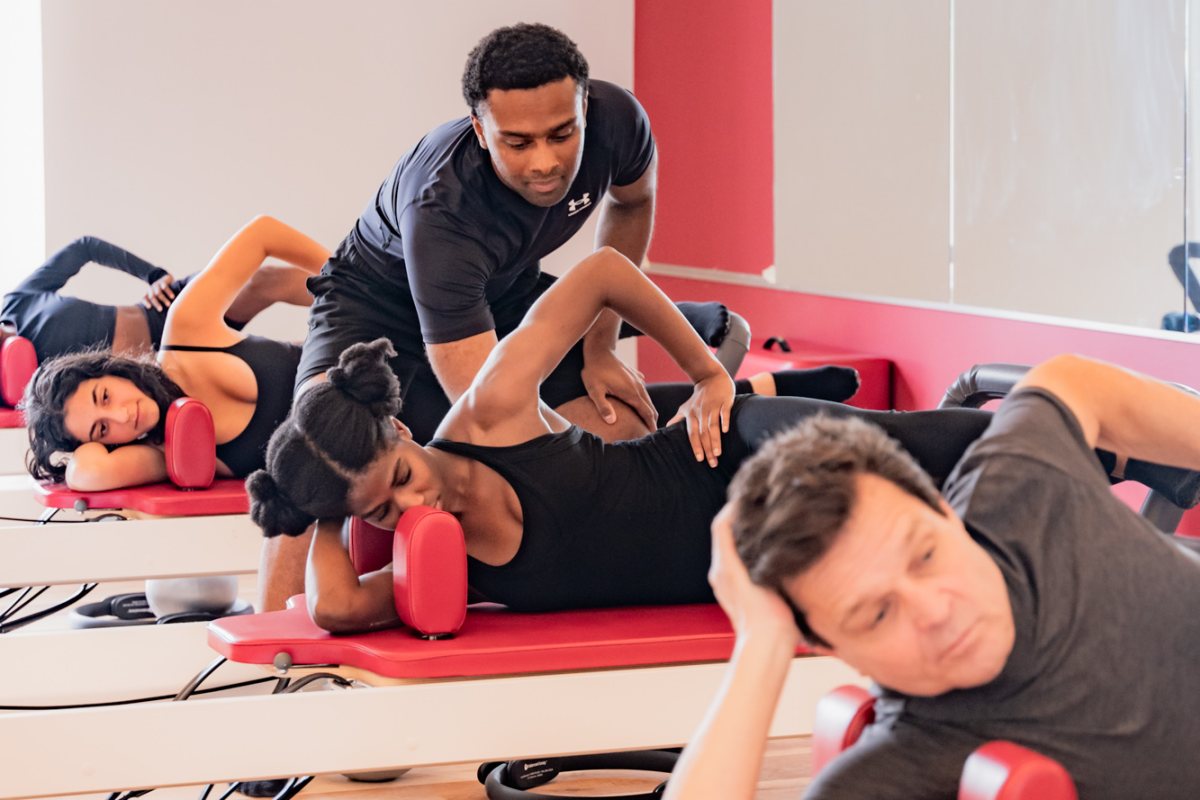 Male pilates instructor in DC