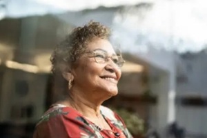 aged women smiling