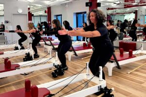 Squatsdisc reformer pilates